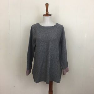 Nanette Lepore Crew Neck Side‎ Zip Sweater